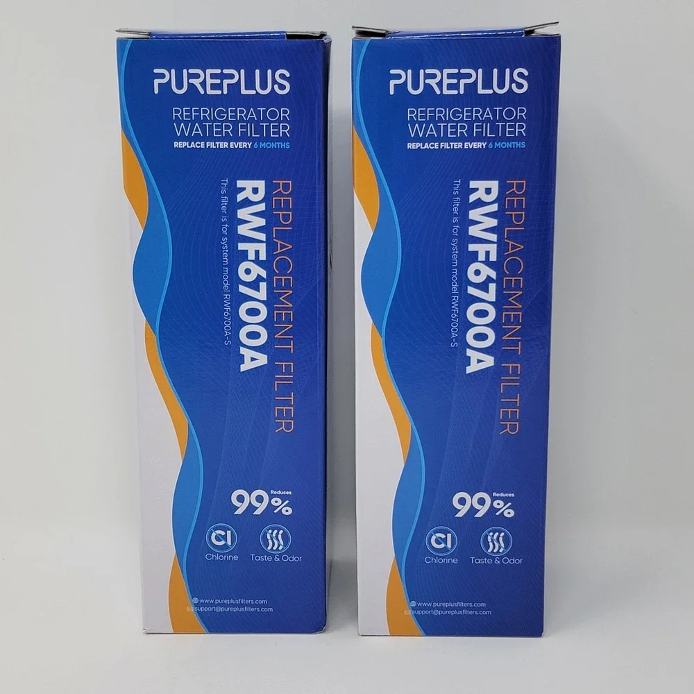 Lot of 2 Sealed Pure Plus PurePlus Refrigerator Water Filter RFW6700A